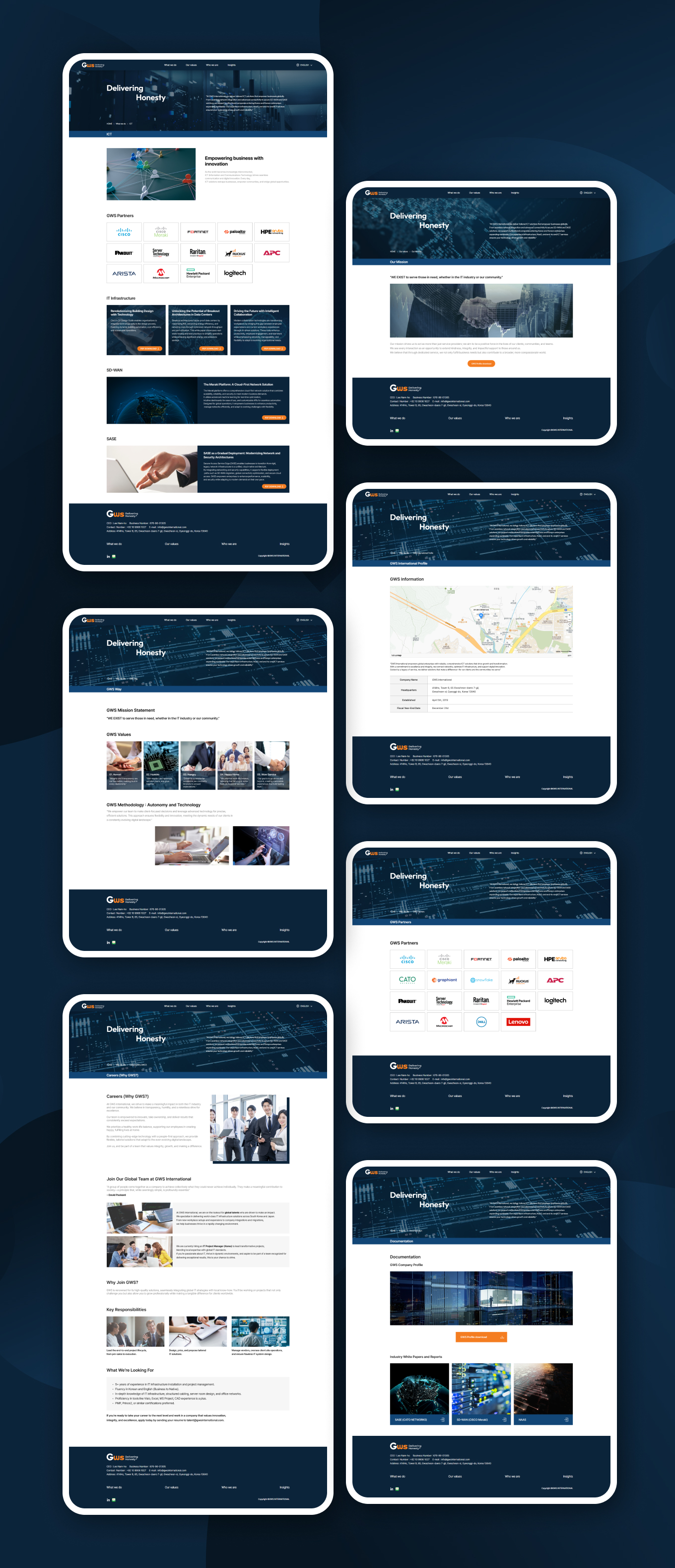 GWS International PC디자인